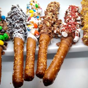Chocolate Covered Pretzel Rods